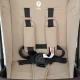 Carucior sport cu pliere automata si spatar reglabil Qplay Grav Bej
