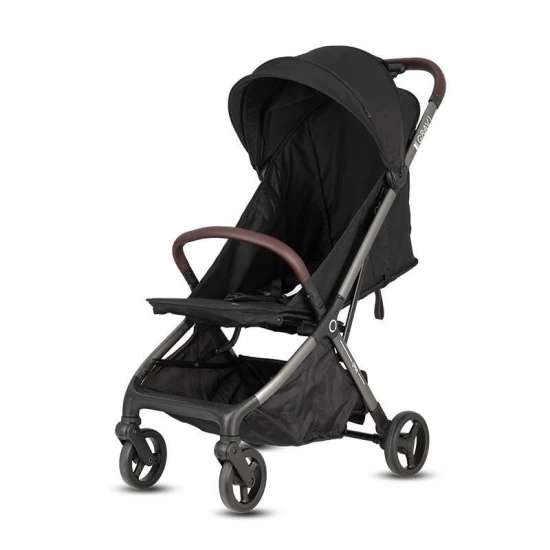 Carucior sport cu pliere automata si spatar reglabil Qplay Grav Negru