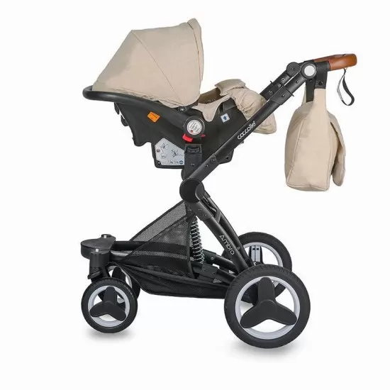 Carucior transformabil 3 in 1 Coccolle Ambra Safari Beige Carucior transformabil 3 in 1 Coccolle Ambra Safari Beige