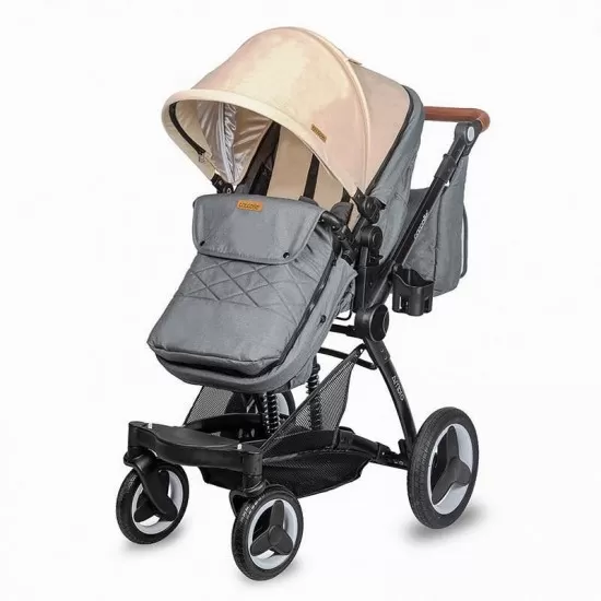 Carucior transformabil 3 in 1 Coccolle Ambra Safari Beige 2021 Carucior transformabil 3 in 1 Coccolle Ambra Safari Beige 2021