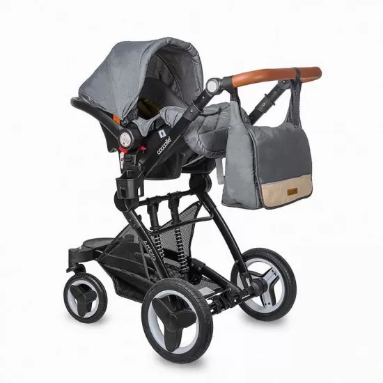 Carucior transformabil 3 in 1 Coccolle Ambra Safari Beige 2021 Carucior transformabil 3 in 1 Coccolle Ambra Safari Beige 2021