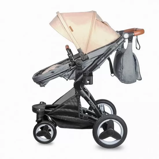 Carucior transformabil 3 in 1 Coccolle Ambra Safari Beige 2021 Carucior transformabil 3 in 1 Coccolle Ambra Safari Beige 2021