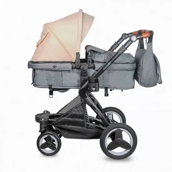 Carucior transformabil 3 in 1 Coccolle Ambra Safari Beige 2021 Carucior transformabil 3 in 1 Coccolle Ambra Safari Beige 2021