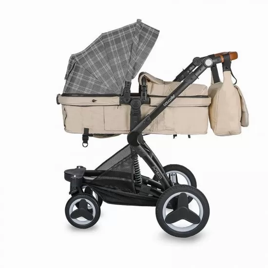 Carucior transformabil 3 in 1 Coccolle Ambra Safari Beige Carucior transformabil 3 in 1 Coccolle Ambra Safari Beige