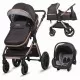 Carucior transformabil 3 in 1 Coccolle Melora Diamond Black Carucior transformabil 3 in 1 Coccolle Melora Diamond Black