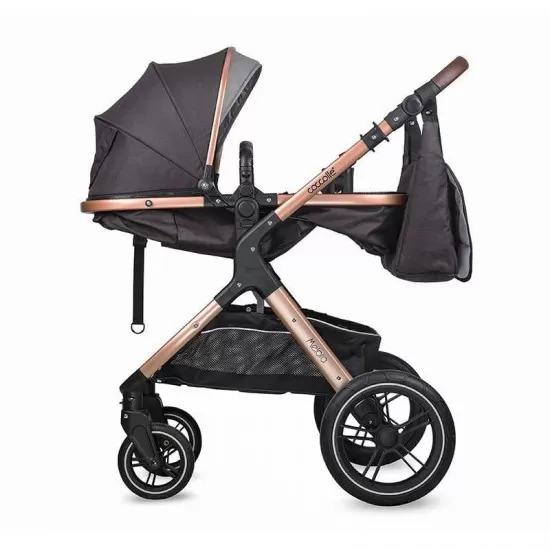 Carucior transformabil 3 in 1 Coccolle Melora Diamond Black Carucior transformabil 3 in 1 Coccolle Melora Diamond Black