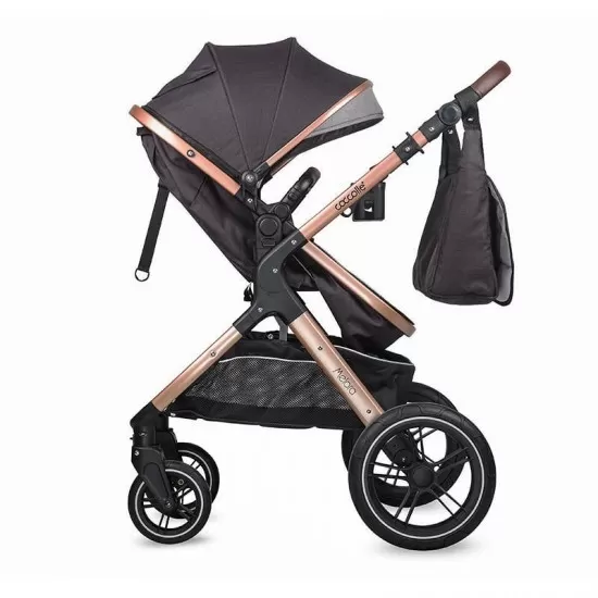 Carucior transformabil 3 in 1 Coccolle Melora Diamond Black Carucior transformabil 3 in 1 Coccolle Melora Diamond Black