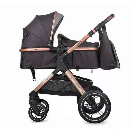 Carucior transformabil 3 in 1 Coccolle Melora Diamond Black Carucior transformabil 3 in 1 Coccolle Melora Diamond Black