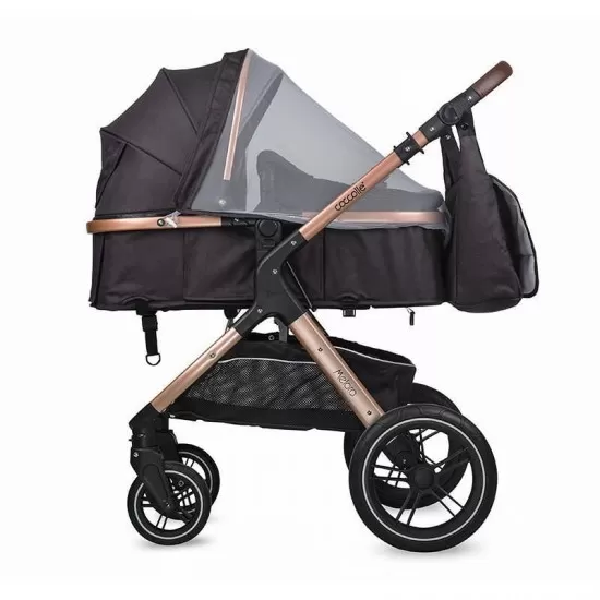Carucior transformabil 3 in 1 Coccolle Melora Diamond Black Carucior transformabil 3 in 1 Coccolle Melora Diamond Black