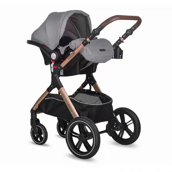 Carucior transformabil 3 in 1 Coccolle Melora Moonlit Grey Carucior transformabil 3 in 1 Coccolle Melora Moonlit Grey