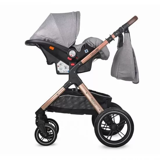 Carucior transformabil 3 in 1 Coccolle Melora Moonlit Grey Carucior transformabil 3 in 1 Coccolle Melora Moonlit Grey