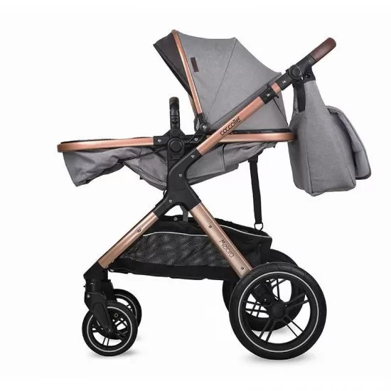 Carucior transformabil 3 in 1 Coccolle Melora Moonlit Grey Carucior transformabil 3 in 1 Coccolle Melora Moonlit Grey