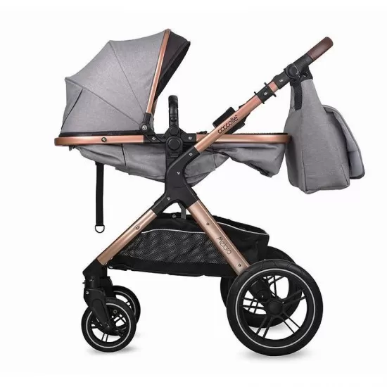 Carucior transformabil 3 in 1 Coccolle Melora Moonlit Grey Carucior transformabil 3 in 1 Coccolle Melora Moonlit Grey