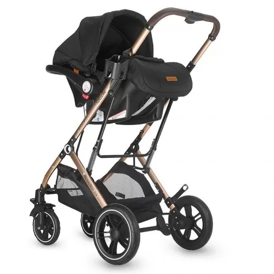 Carucior ultracompact 3 in 1 Coccolle Ravello Diamond Black Carucior ultracompact 3 in 1 Coccolle Ravello Diamond Black