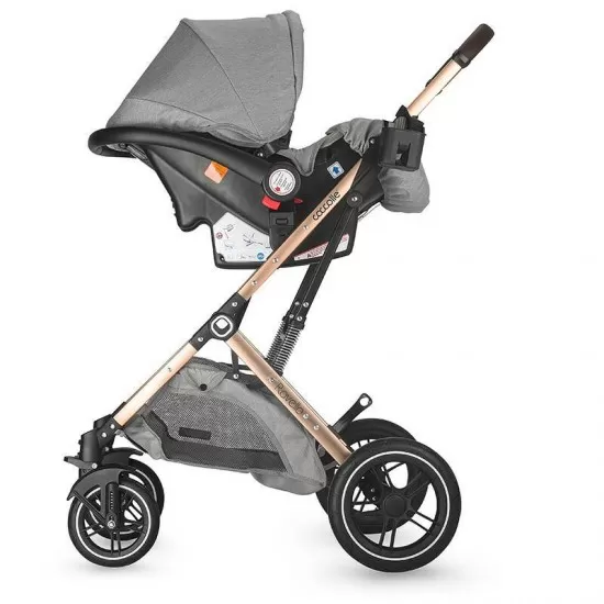 Carucior ultracompact 3 in 1 Coccolle Ravello Moonlit Grey Carucior ultracompact 3 in 1 Coccolle Ravello Moonlit Grey