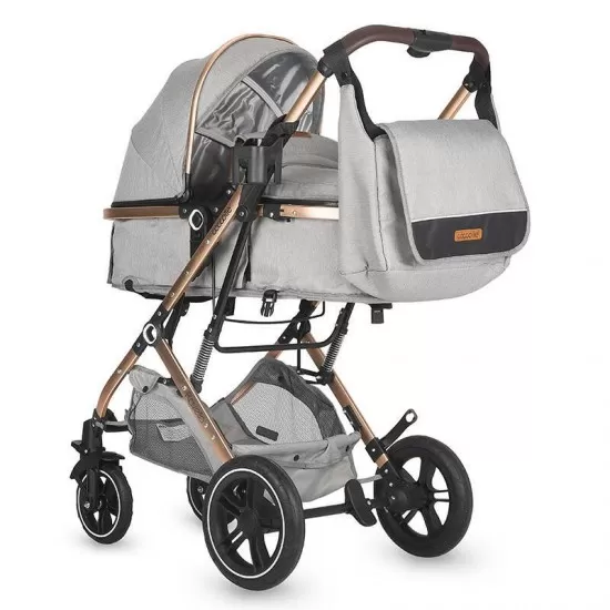 Carucior ultracompact 3 in 1 Coccolle Ravello Moonlit Grey Carucior ultracompact 3 in 1 Coccolle Ravello Moonlit Grey
