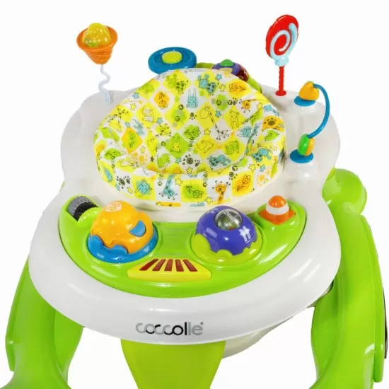 Premergator cu centru de activitati Coccolle Arlo Verde Premergator cu centru de activitati Coccolle Arlo Verde