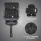 Scaun auto iSize 40-150 cm cu rotire 360 grade si sistem Isofix Coccolle Ario Anthracite