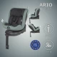 Scaun auto iSize 40-150 cm cu rotire 360 grade si sistem Isofix Coccolle Ario Forest Sage