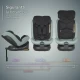 Scaun auto iSize 40-150 cm cu rotire 360 grade si sistem Isofix Coccolle Ario Forest Sage