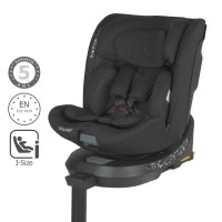 Scaun auto iSize 40-150 cm cu rotire 360 grade si sistem Isofix Coccolle Ario Midnight Black