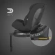 Scaun auto iSize 40-150 cm cu rotire 360 grade si sistem Isofix Coccolle Ario Midnight Black