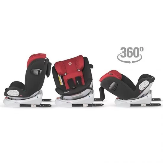 Scaun auto iSize 40-150 cm Coccolle Lyra Dahlia Red Scaun auto iSize 40-150 cm Coccolle Lyra Dahlia Red