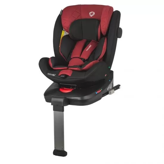 Scaun auto iSize 40-150 cm Coccolle Vigo Poppy Red Scaun auto iSize 40-150 cm Coccolle Vigo Poppy Red
