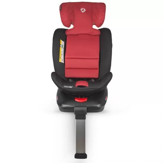 Scaun auto iSize 40-150 cm Coccolle Vigo Poppy Red Scaun auto iSize 40-150 cm Coccolle Vigo Poppy Red