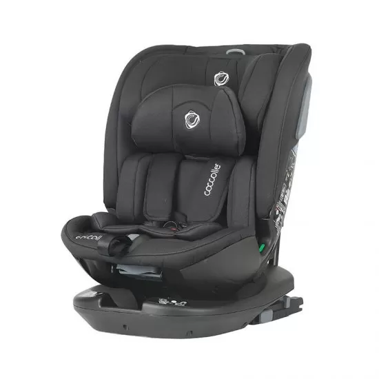 Scaun auto rotativ iSize Coccolle Velsa Jet Black Scaun auto rotativ iSize Coccolle Velsa Jet Black
