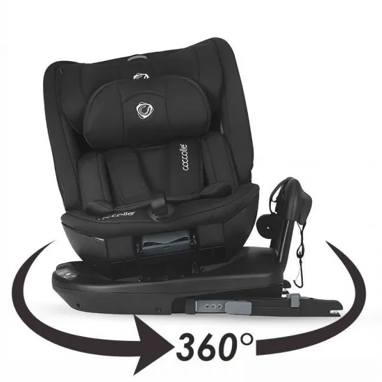 Scaun auto rotativ iSize Coccolle Velsa Jet Black Scaun auto rotativ iSize Coccolle Velsa Jet Black