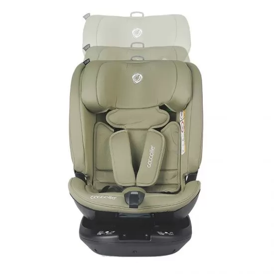 Scaun auto rotativ iSize Coccolle Velsa Moss Green Scaun auto rotativ iSize Coccolle Velsa Moss Green