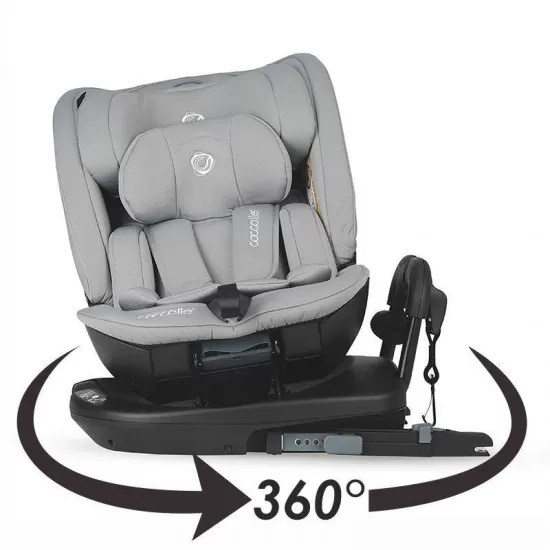 Scaun auto rotativ iSize Coccolle Velsa Neutral Grey Scaun auto rotativ iSize Coccolle Velsa Neutral Grey