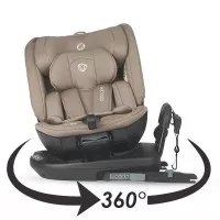 Scaun auto rotativ iSize Coccolle Velsa Taupe Brown