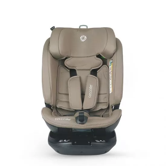 Scaun auto rotativ iSize Coccolle Velsa Taupe Brown Scaun auto rotativ iSize Coccolle Velsa Taupe Brown