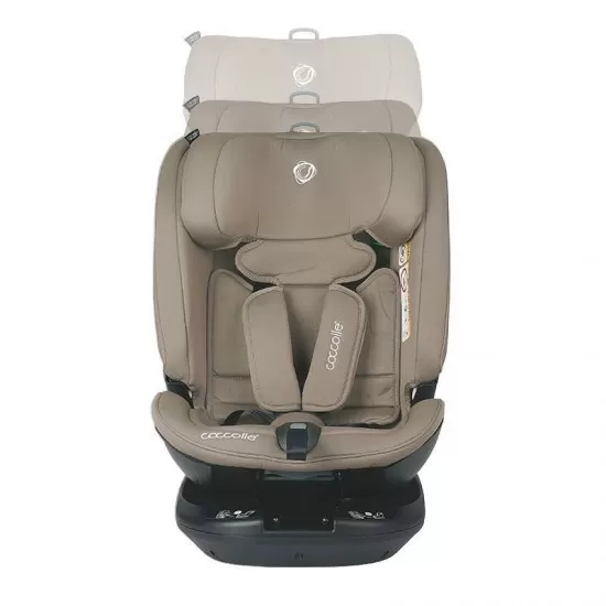 Scaun auto rotativ iSize Coccolle Velsa Taupe Brown Scaun auto rotativ iSize Coccolle Velsa Taupe Brown