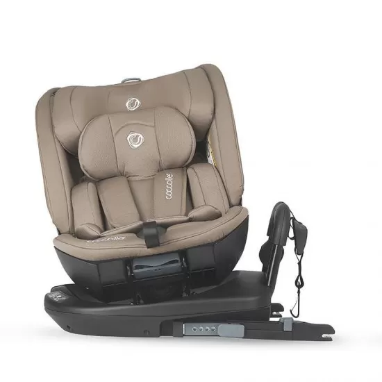 Scaun auto rotativ iSize Coccolle Velsa Taupe Brown Scaun auto rotativ iSize Coccolle Velsa Taupe Brown