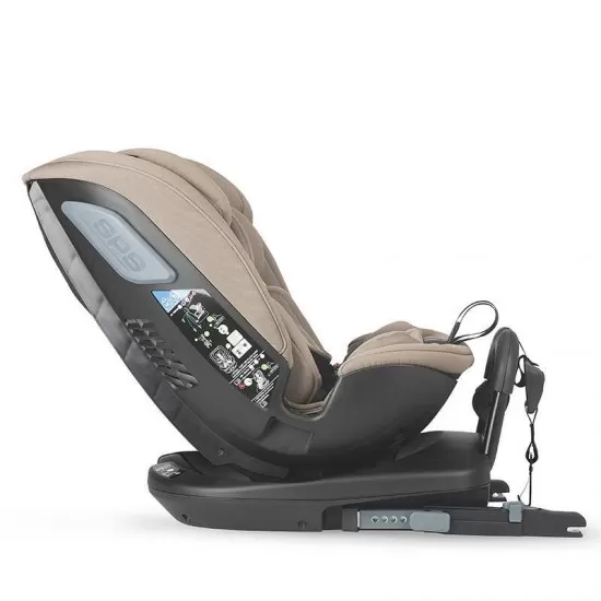 Scaun auto rotativ iSize Coccolle Velsa Taupe Brown Scaun auto rotativ iSize Coccolle Velsa Taupe Brown