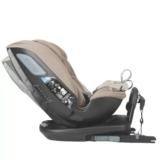 Scaun auto rotativ iSize Coccolle Velsa Taupe Brown Scaun auto rotativ iSize Coccolle Velsa Taupe Brown