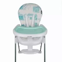 Scaun de luat masa Coccolle Fino Pastel Turquoise
