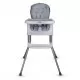 Scaun de servit masa multifunctional Coccolle Ziti Grey Stars