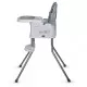 Scaun de servit masa multifunctional Coccolle Ziti Grey Stars