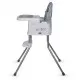 Scaun de servit masa multifunctional Coccolle Ziti Grey Stars