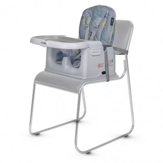 Scaun de servit masa multifunctional Coccolle Ziti Grey Stars