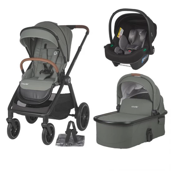 Sistem modular 3 in 1 Coccolle Aspen Moss Green + Scoica auto Coccolle Knox Anthracite Sistem modular 3 in 1 Coccolle Aspen Moss Green + Scoica auto Coccolle Knox Anthracite