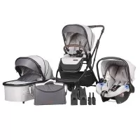 Sistem modular 3 in 1 Coccolle Silene Urban Grey