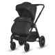 Sistem modular 4 in 1 Coccolle Aspen Jet Black cu Scoica auto iSize Coccolle Knox Black si Baza isofix iSize Coccolle Knox