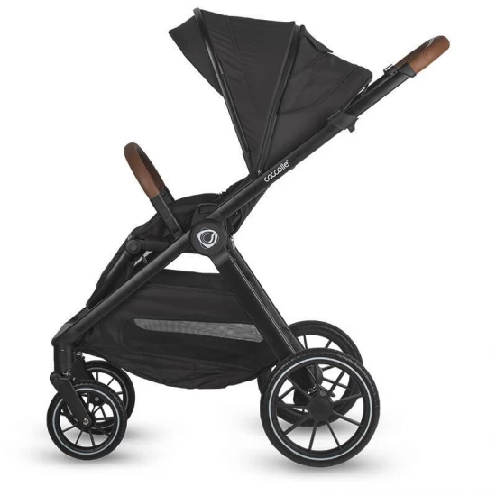 Sistem modular 4 in 1 Coccolle Aspen Jet Black cu Scoica auto iSize Coccolle Knox Black si Baza isofix iSize Coccolle Knox