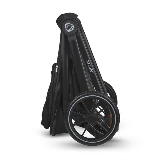 Sistem modular 4 in 1 Coccolle Aspen Jet Black cu Scoica auto iSize Coccolle Knox Black si Baza isofix iSize Coccolle Knox