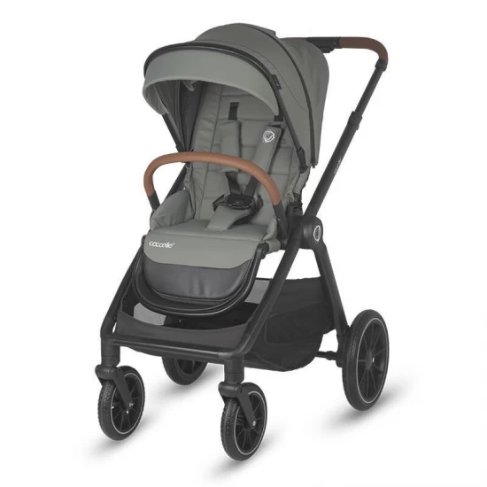 Sistem modular 4 in 1 Coccolle Aspen Moss Green cu Scoica auto iSize Coccolle Knox Black si Baza isofix iSize Coccolle Knox